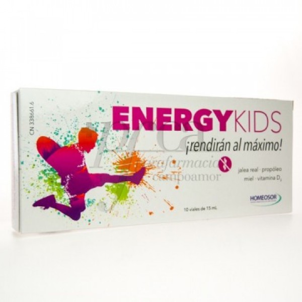 ENERGY KIDS 10 VIALES 15ML PHARMASOR